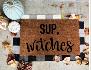 Sup Witches Halloween Doormat