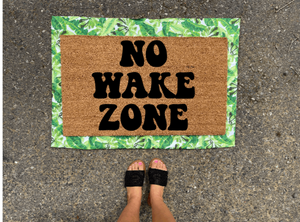 No Wake Zone Doormat