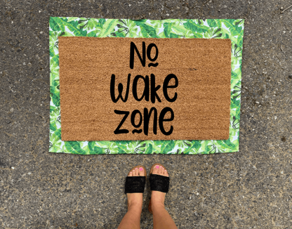 No Wake Zone Doormat