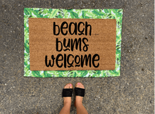 Load image into Gallery viewer, Beach Bums Welcome Doormat
