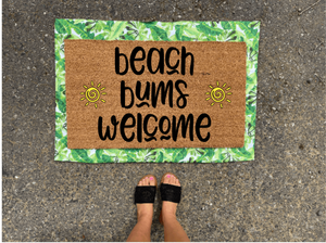 Beach Bums Welcome Doormat