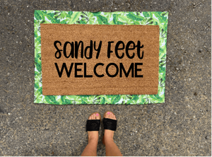 Sandy Feet Welcome Doormat