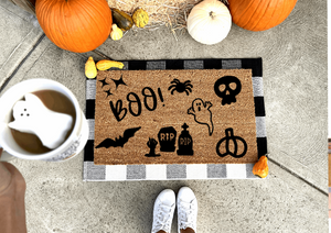 Halloween Theme Doormat, funny doormat, witch doormat, Halloween doormat, fall doormat