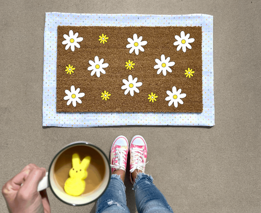 Yellow Daisy Doormat