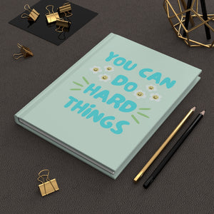 You Can Do Hard Things Green Boss Babe Hardcover Journal Matte