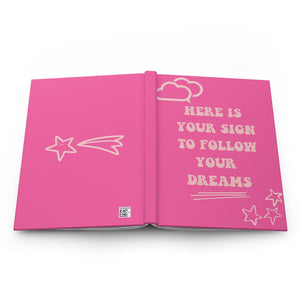 Follow Your Dreams Doodle Hardcover Journal Matte