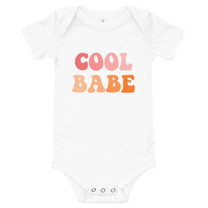 Cool Babe Baby short sleeve onesie