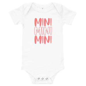 Triple Pink Mini short sleeve onesie