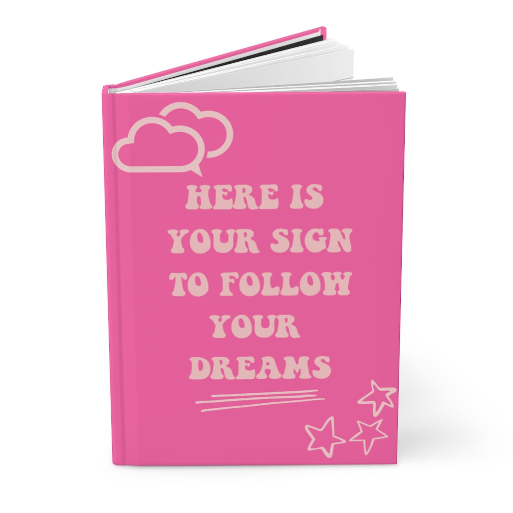 Follow Your Dreams Doodle Hardcover Journal Matte