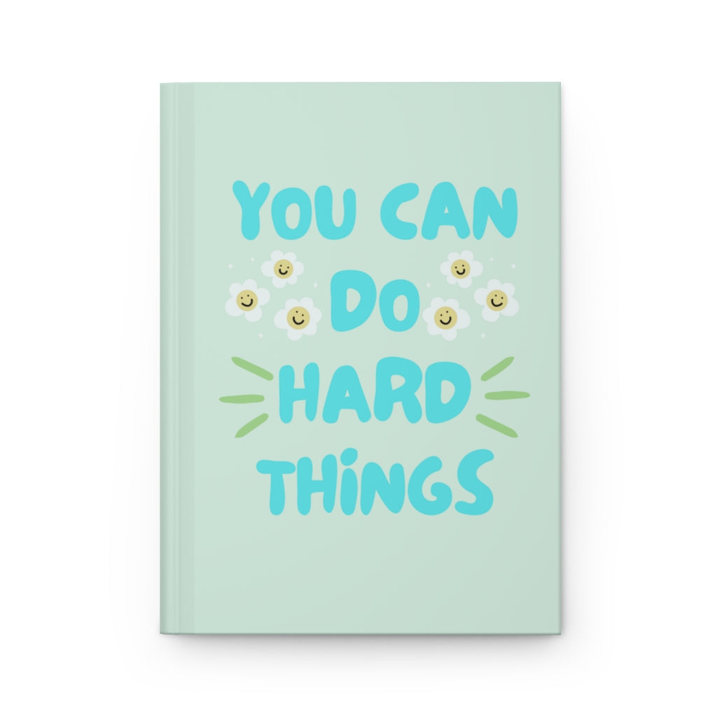 You Can Do Hard Things Green Boss Babe Hardcover Journal Matte