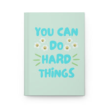 Load image into Gallery viewer, You Can Do Hard Things Green Boss Babe Hardcover Journal Matte
