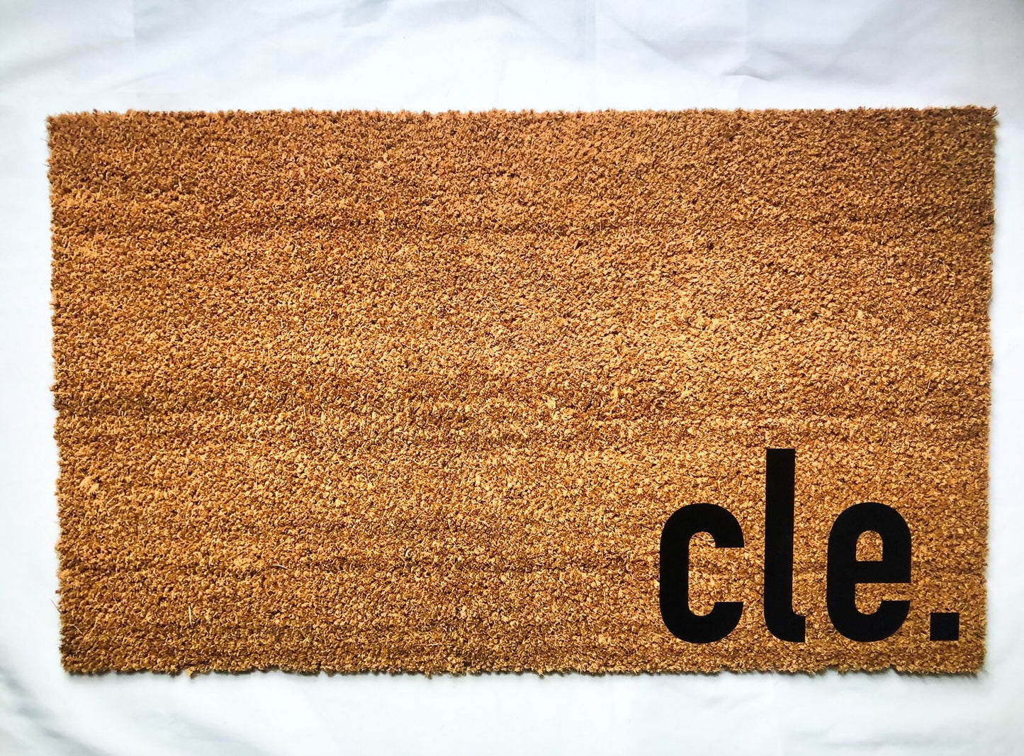 Cle doormat, Cleveland ohio, housewarming gift
