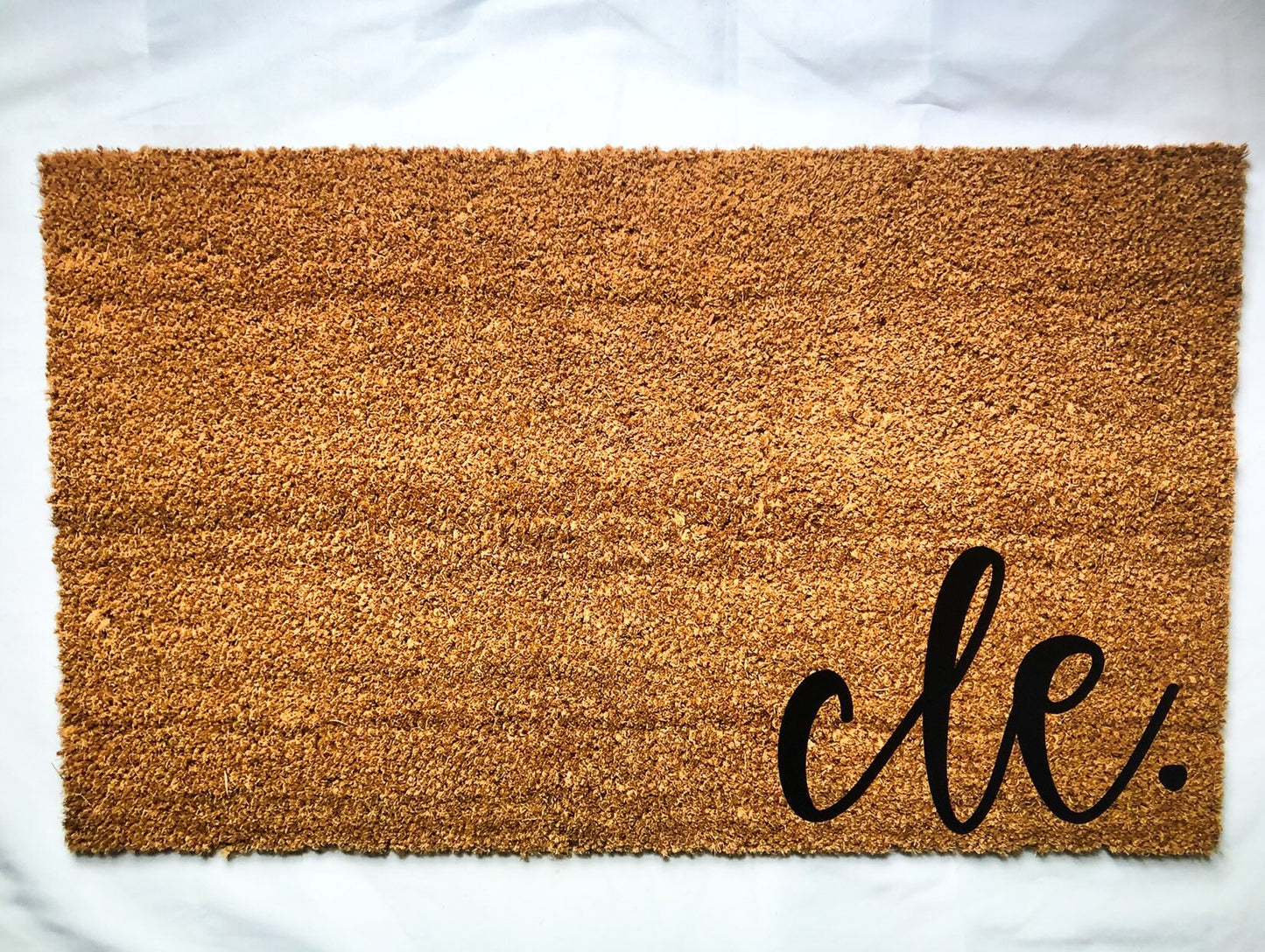 Cle doormat, Cleveland ohio, housewarming gift