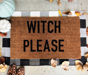 Witch please doormat