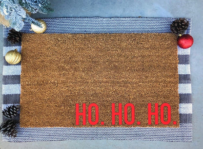 Ho ho ho  christmas doormat