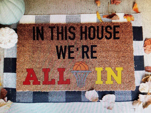 In this house we&#39;re all in with basketball hoop cleveland cavaliers