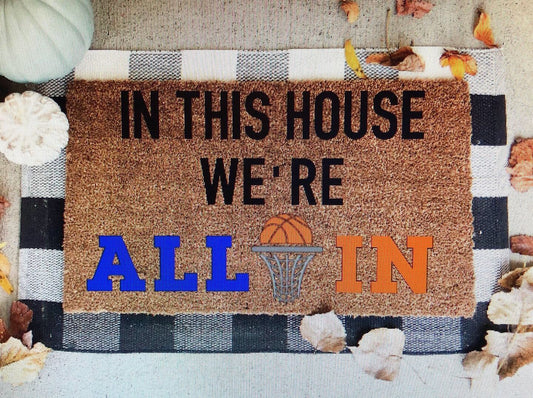 In this house we&#39;re all in with basketball hoop cleveland cavaliers