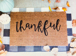 thankful doormat