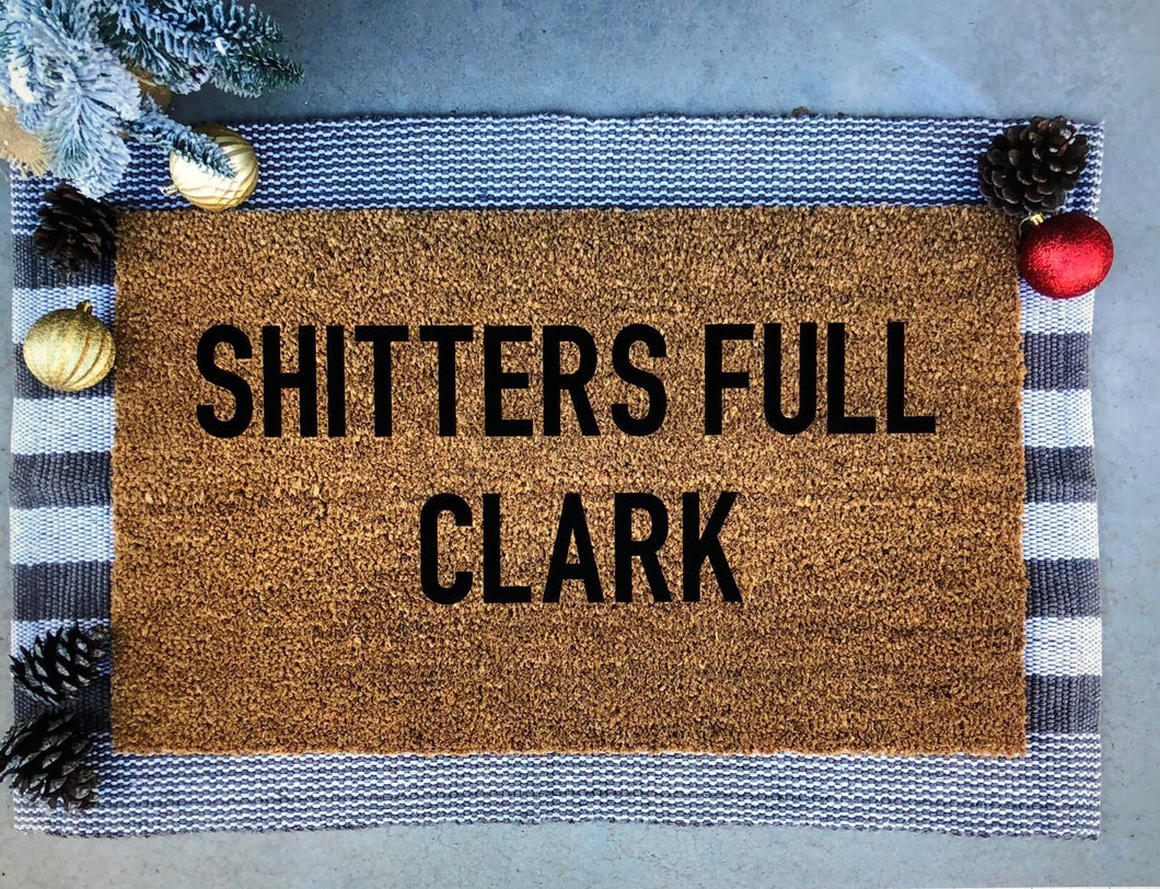 shitters full clark doormat