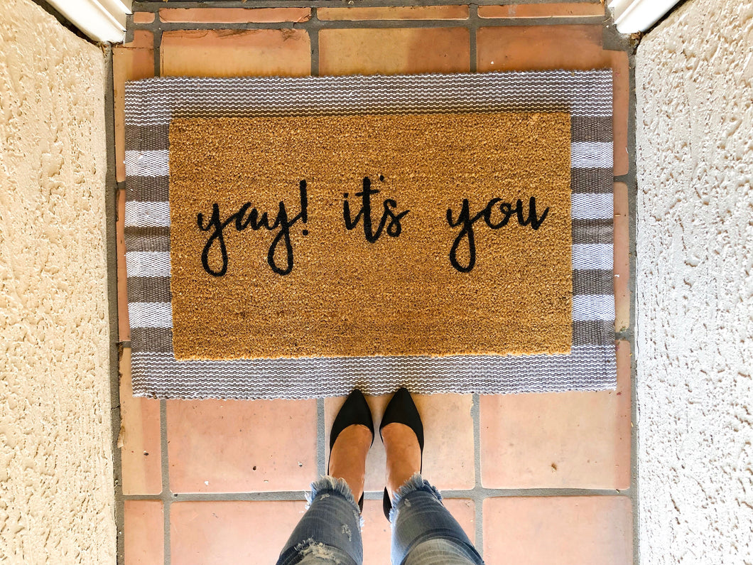 yay! it's you doormat