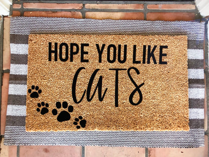Hope you like dogs/cats doormat
