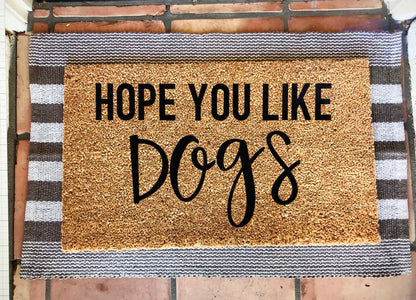 Hope you like dogs/cats doormat
