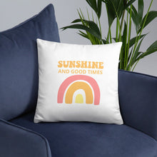 Load image into Gallery viewer, Sunshine Pillow, Positive Pillow, Encouraging Quote, Courage, Gift for Her, Inspirational Pillow, Happy Pillow, Sunshine Pillow
