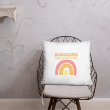 Load image into Gallery viewer, Sunshine Pillow, Positive Pillow, Encouraging Quote, Courage, Gift for Her, Inspirational Pillow, Happy Pillow, Sunshine Pillow
