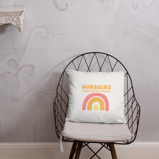 Sunshine Pillow, Positive Pillow, Encouraging Quote, Courage, Gift for Her, Inspirational Pillow, Happy Pillow, Sunshine Pillow