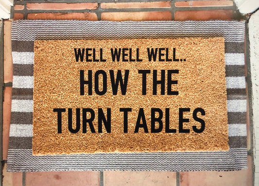 How the turntables doormat, Michael Scott doormat, the office doormat, funny doormat
