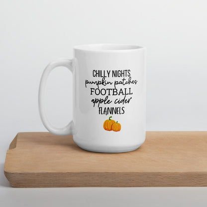Favorite fall things mug, fall coffee mug, pumpkin mug, psl, autumn mug, cute mug, funny mug, punny mug, fall decor, pumpkin decor