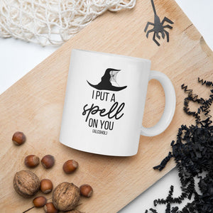 I put a spell on you mug, halloween mug, fall mug, witch mug, funny mug