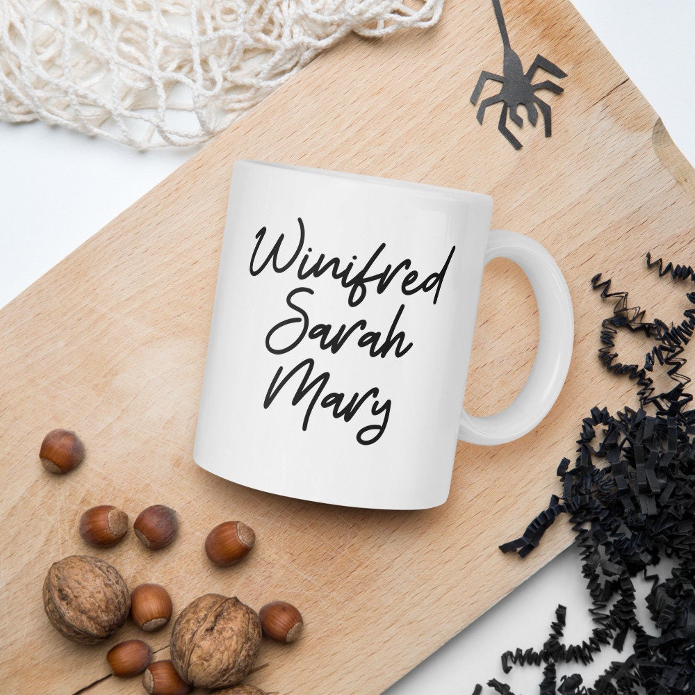 Sanderson sisters mug, halloween mug, fall mug, witch mug, funny mug