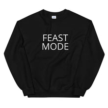 Load image into Gallery viewer, Feast mode Unisex Sweatshirt Friendsgiving shirt, thanksgiving shirt, punny shirt
