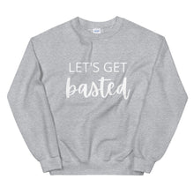 Load image into Gallery viewer, Lets get basted Unisex Sweatshirt, Friendsgiving shirt, thanksgiving shirt, punny shirt
