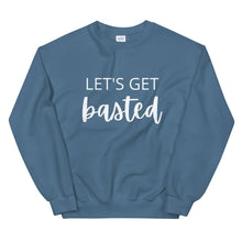 Load image into Gallery viewer, Lets get basted Unisex Sweatshirt, Friendsgiving shirt, thanksgiving shirt, punny shirt
