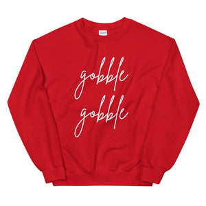 Gobble gobble Unisex Sweatshirt, Friendsgiving shirt, thanksgiving shirt, punny shirt