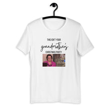 Load image into Gallery viewer, This isnt your grandmothers christmas party  Short-Sleeve Unisex T-Shirt, christmas shirt, the office shirt, punny shirt, holiday shirt
