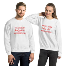 Load image into Gallery viewer, Holy shit where&#39;s the Tylenol Unisex Sweatshirt christmas shirt, home alone shirt, punny shirt, holiday shirt
