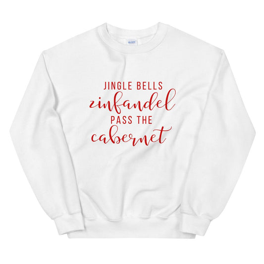 Jingle bells wine Unisex Sweatshirt, christmas shirt, punny shirt, holiday shirt