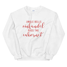 Load image into Gallery viewer, Jingle bells wine Unisex Sweatshirt, christmas shirt, punny shirt, holiday shirt
