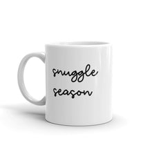 Load image into Gallery viewer, Snuggle season Mug, cute mug, festive mug, christmas mug, punny mug, holiday mug
