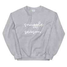 Load image into Gallery viewer, Snuggle season Unisex Sweatshirt, christmas shirt, punny shirt, holiday shirt
