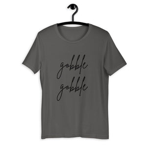 Gobble gobble Short-Sleeve Unisex T-Shirt, Friendsgiving shirt, thanksgiving shirt, punny shirt