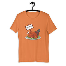 Load image into Gallery viewer, Leg day Short-Sleeve Unisex T-Shirt, Friendsgiving shirt, thanksgiving shirt, punny shirt
