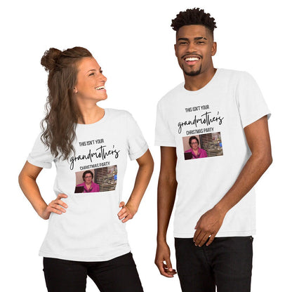 This isnt your grandmothers christmas party  Short-Sleeve Unisex T-Shirt, christmas shirt, the office shirt, punny shirt, holiday shirt
