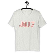 Load image into Gallery viewer, Jolly Short-Sleeve Unisex T-Shirt, christmas shirt, punny shirt, holiday shirt
