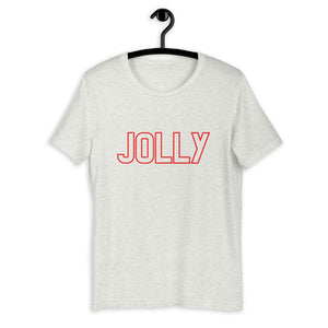Jolly Short-Sleeve Unisex T-Shirt, christmas shirt, punny shirt, holiday shirt