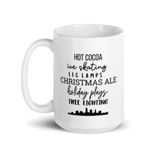 Load image into Gallery viewer, Cleveland Christmas Favorites Mug, cute mug, festive mug, christmas mug, punny mug, holiday mug, Cleveland mug
