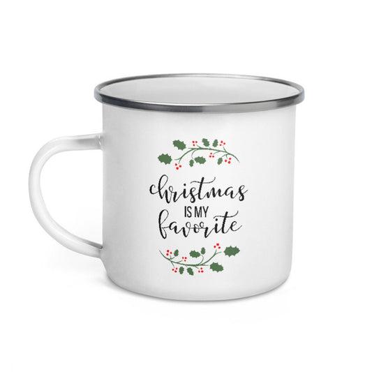 Christmas is my favorite campfire mug, cute mug, festive mug, christmas mug, punny mug, holiday mug